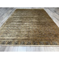 Турецкий ковер Elexus Diamond 54 Серый-золотой